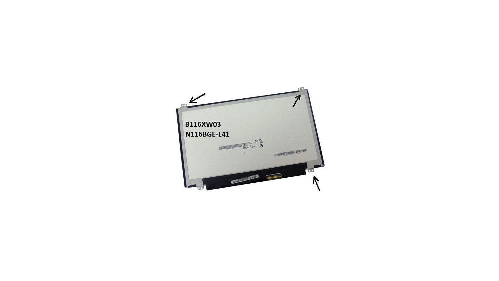 Display Lcd Schermo 11,6" LED slim  N116BGE-L32 REV.B2