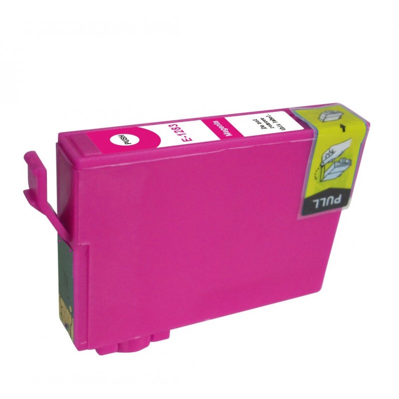 Cartuccia Inkjet per Epson T1283 Stylus SX430W SX435W SX445W BX305F BX305FW magenta