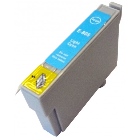 Cartuccia Inkjet per Epson T0805 R265 R285 R360 RX560 RX585 RX685 PX710W PX800FW PX810FW light cyano