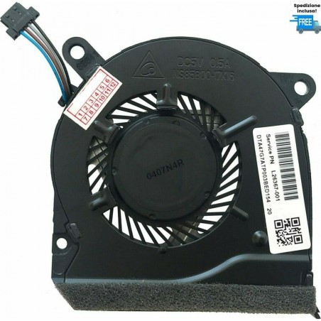 Ventola Fan per HP PAVILION 14-CE 14-CE0010CA 14-CE1058WM L26367-001 4 PIN