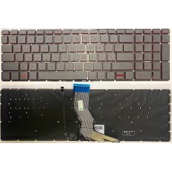 Tastiera italiana RETROILLUMINATA per HP Omen 15-AX000 15-AX000NL 15-AX001LA Red Keys