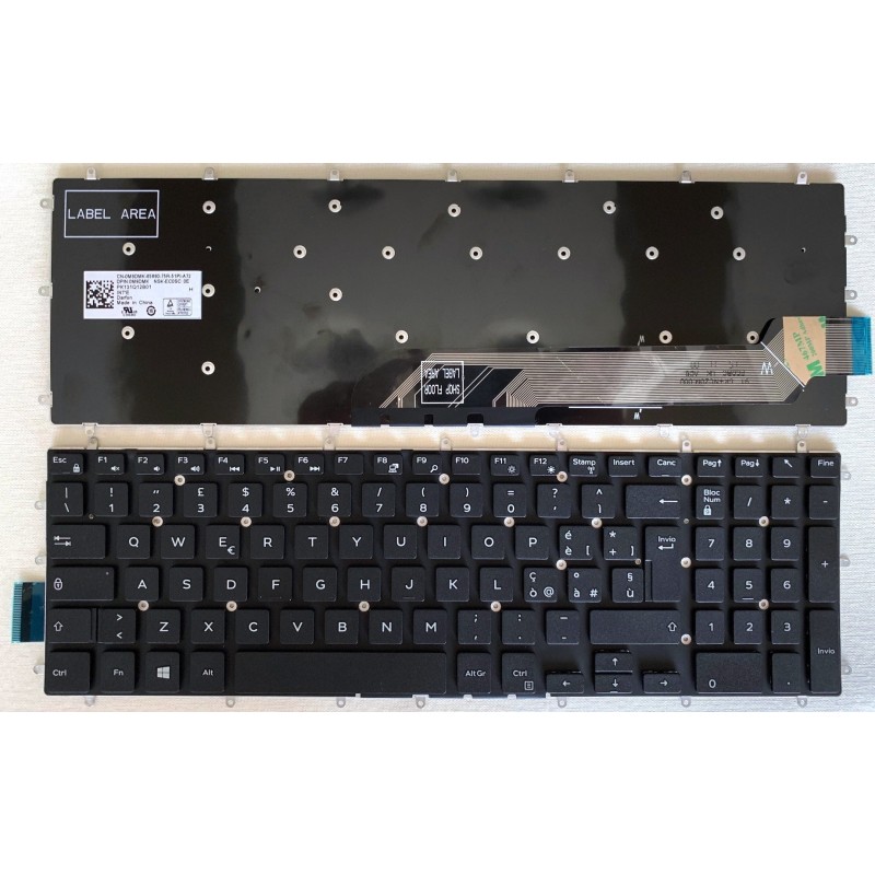 Tastiera italiana per DELL LATITUDE 15 3590 3591 SENZA FRAME