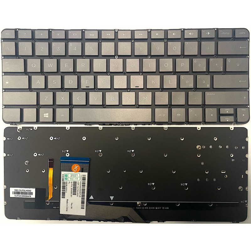 Tastiera italiana RETROIILUMINATA per HP Spectre X360 13-4122 13-4122NL 13-4122TUUK 13-4122NFUK 13-4122NLUK