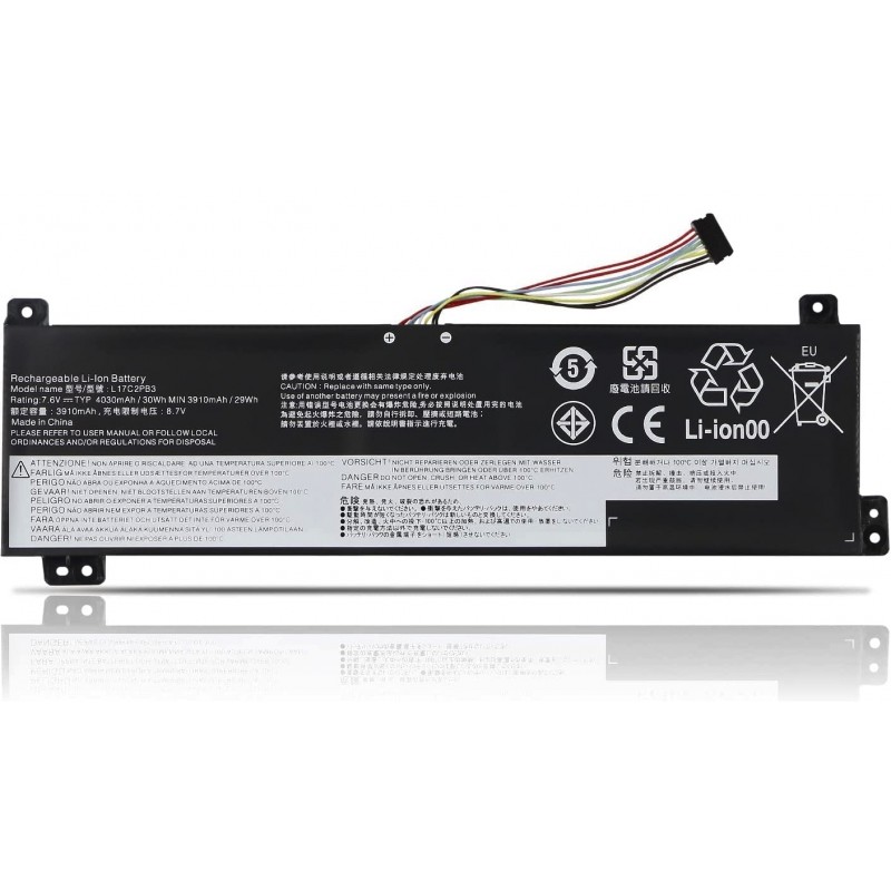 Batteria L17C2PB3 L17C2PB4 per Lenovo V130-15IGM V130-15IKB V330-15IKB