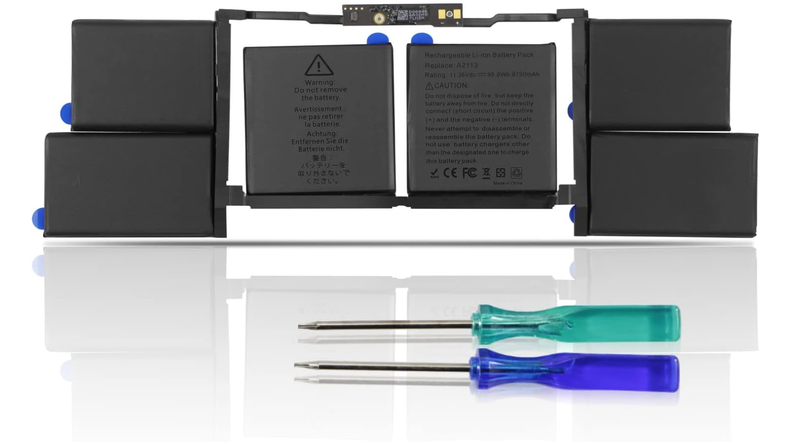 Batteria A2113 compatibile con MacBook Pro 16" A2141 anno 2019 EMC 3347 8700mAh