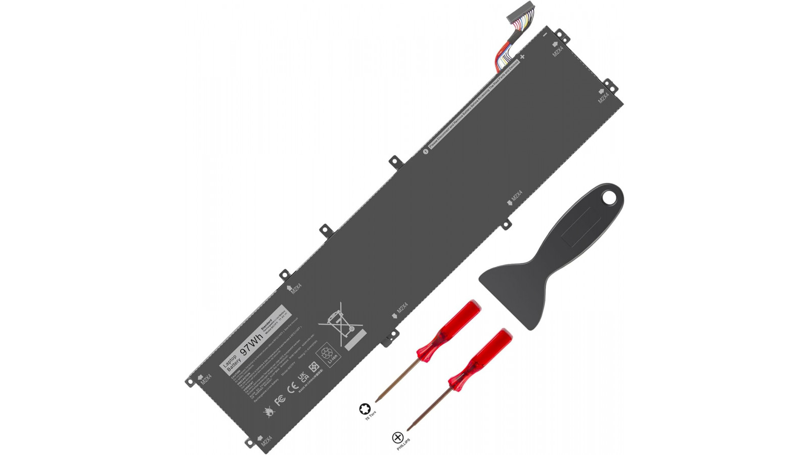 Batteria per Dell 05041C 6GTPY GPM03 5XJ28 B102188-0006 11,4V 97WH