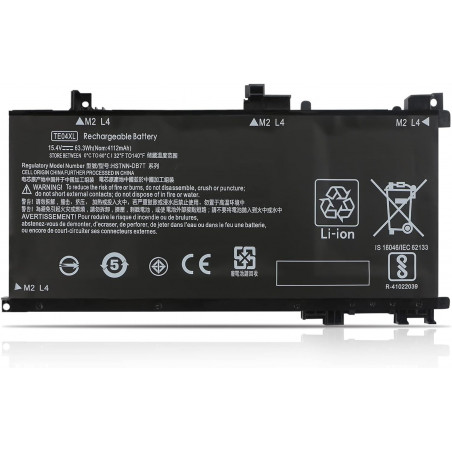 Batteria TE04XL per HP Omen 15-AX200 15T-AX200 HP Pavilion 15-BC200 15T-BC200