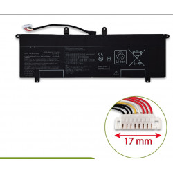 Batteria C41N1901 per ASUS ZenBook Duo UX481FA 15,4V 4550mAh