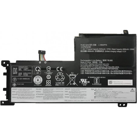 Batteria per Lenovo L19M3PF6 5B10W86947 L19M4PF1 5B10W86940 L19L4PF1 L19C4PF1 L19L3PF2 L19D3PF3 L19C3PF4 L19C3PF5