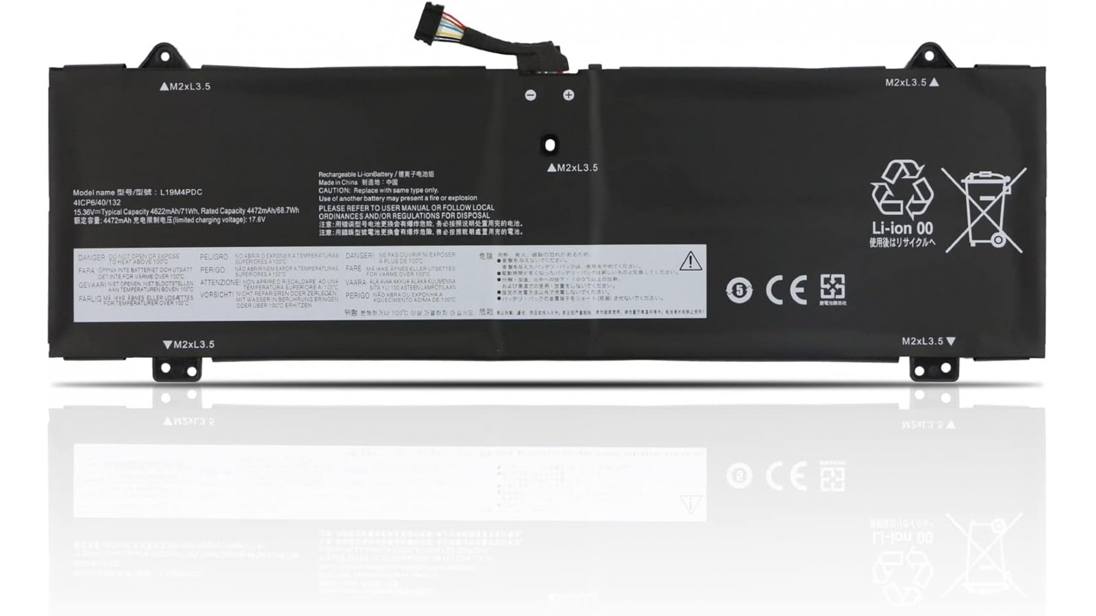 Batteria 71WH per Lenovo Yoga 7-14ITL5 7-15ITL5 7-14ACN6 7-14ARB7 2-in-1 Series