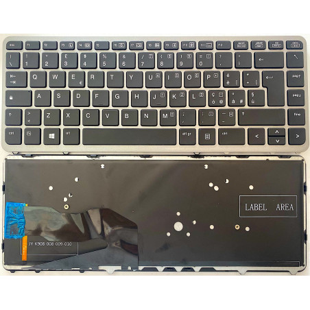 Tastiera Italiana per Hp EliteBook 840 G1 850 G1 Retroiiluminata