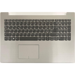 Tastiera italiana TOPCASE PALMREST per Lenovo IdeaPad 320-15ABR 320-15AST Silver