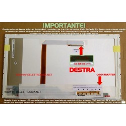 LCD DISPLAY SCHERMO WXGA 15.6" compatibile con Toshiba A130 A135 L455  Serie