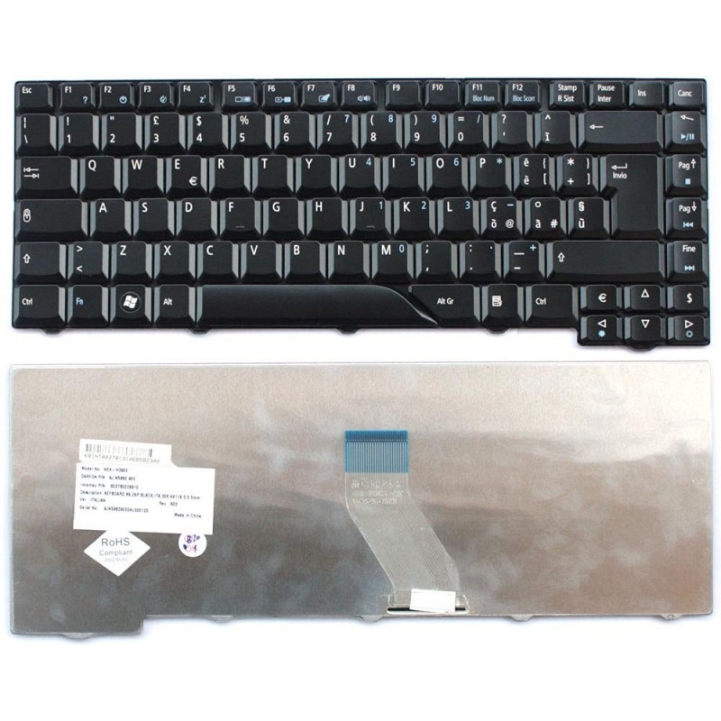 Tastiera italiana compatibile con Acer Aspire 5530 4430 4730 4930 5730 5930 6920